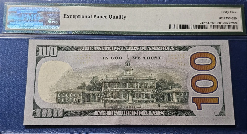 STAR NOTE $100 2009A Chicago Star FRN FR2187  PMG 65 EPQ - Image 2 of 2