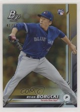 2019 Bowman Platinum Wal-Mart Gold Foil 41/50 Ryan Borucki #17 u3f