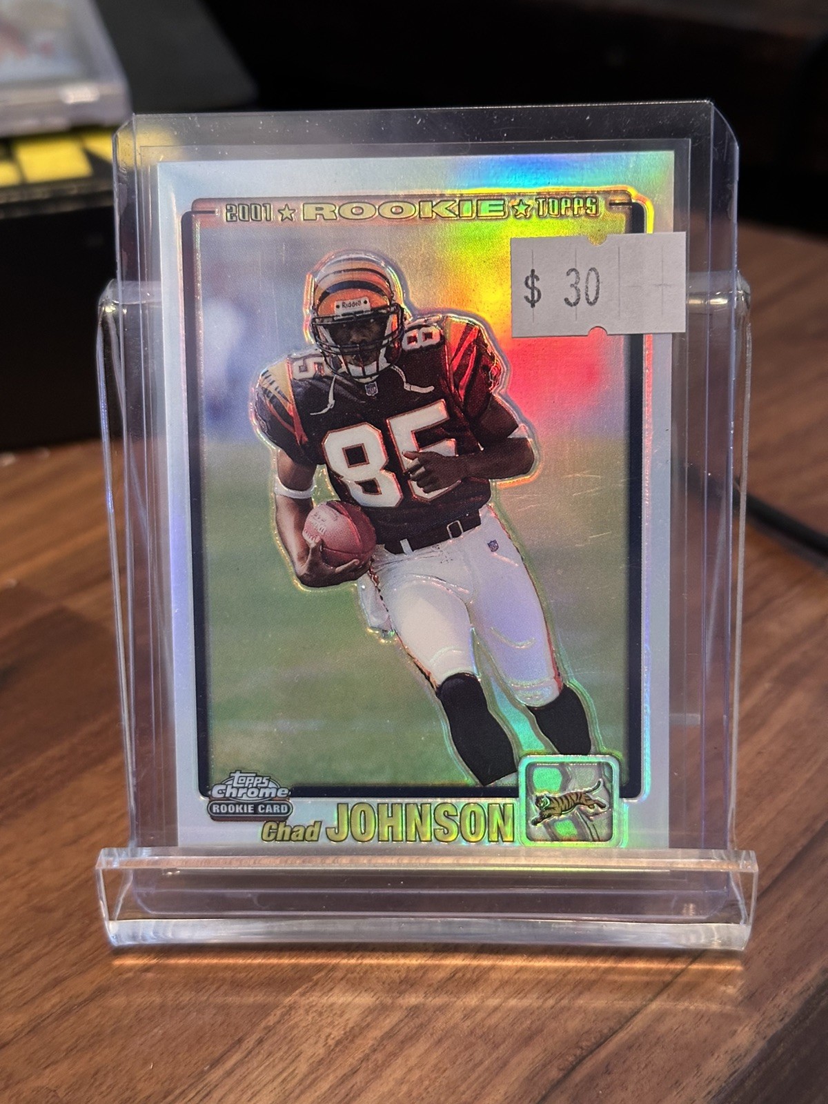 Chad Johnson RC 2001 Topps Chrome /999 Refractor Rookie #259 Cincinnati Bengals 