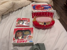 Magic Knight Rayearth Sega Toy Lot - Music Box, Magic Voice Orb, Magic Mirror