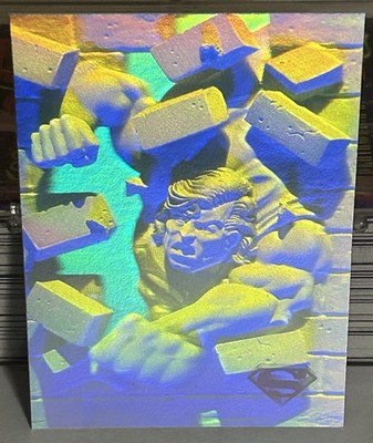 1996 Fleer DC Superman Holo Series Premiere Edition Promo Card #NNO H6