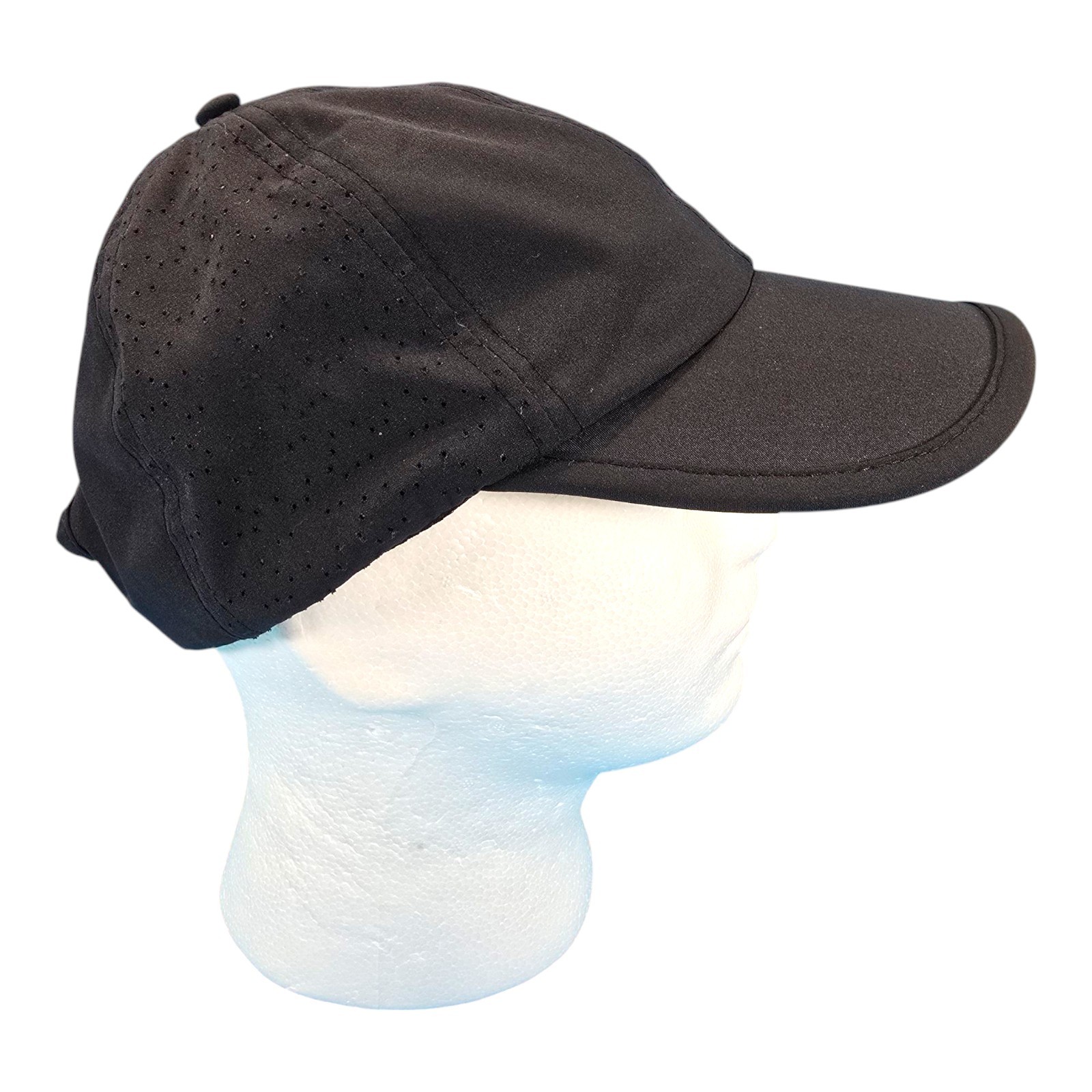 Layer Black Stretch Hat Cap Strapback Adjustable … - image 5