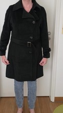 Zucchero Damen Mantel Trenchcoat 42 Schwarz A...