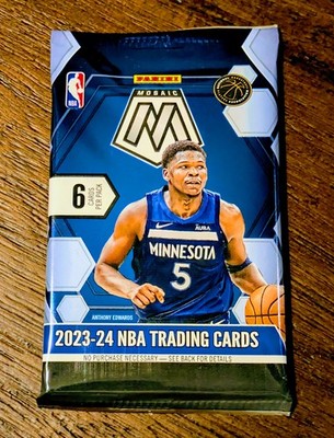  [1x] 2023-24 Panini Mosaic NBA Retail Box Pack FIND VICTOR WEMBANYAMA ROOKIES