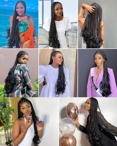 French Curly Braiding Hair 12 Inch Short Curly Braiding Hair for Box Braids 8... - Picture 4 of 5