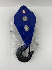 Dirbuy Snatch Block with Hook 2 Ton WLL 1/2" Wire Rope 6" Sheave