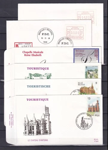[LG79333] Belgium Nice Lot FDC First Day Cover UNG