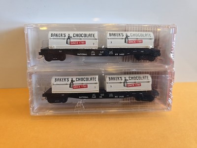 N Scale Micro Trains 3d in Series  The Dairy Express 2-Pack Bakers Chocolate