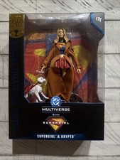 McFarlane Supergirl & Krypto Deluxe Theatrical Ed Figure DC Multiverse In Hand