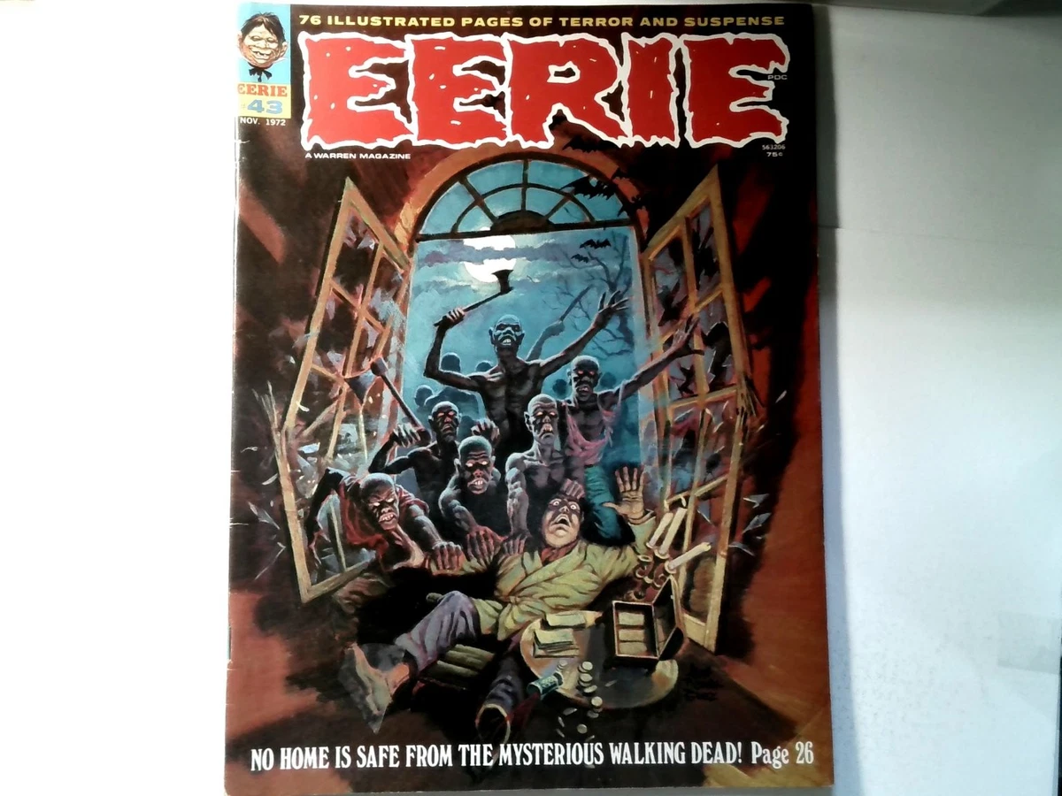 Eerie Issue 43 Nov 1972 Warren Magazine Horror Suspense Comic