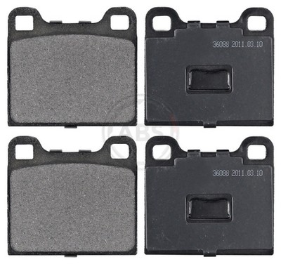 A.B.S. 36088 Bremsbelagsatz, Scheibenbremse for AUDI VW