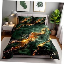 Abstract Marble Comforter Set Size,Luxury Stone Texture Modern King Multi 09