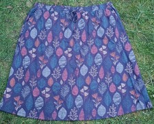 Deerberg Rock - Gr. XXL - Blau - gemustert, Gummizug, Taschen, ÖKO Baumwolle