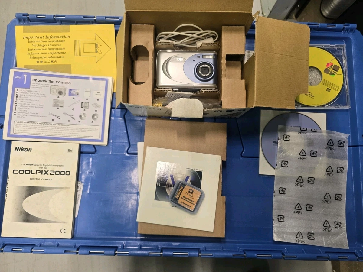 Preços baixos em Câmeras digitais Nikon Coolpix 2000 | eBay