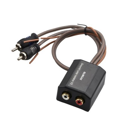 High Quality 2-Channel RCA Stereo Ground Loop Isolator Eliminates Amplifier
