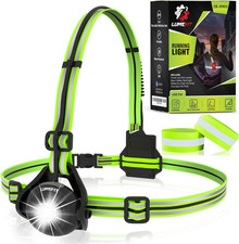 Torcia Frontale Torace, Luce Pila LED Lampada Notturna Ricaricabile USB Con Ango