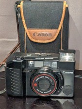 Canon Sure Shot 35mm AF Film Camera 38mm Bag Untested For Parts