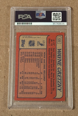WAYNE GRETZKY SIGNED 1985-86 TOPPS AUTO GRADE 10 PSA/DNA COA THE