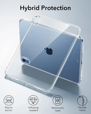 For Apple iPad A16 Clear Case Ultra Thin Transparent Skin Bumper Protective Case