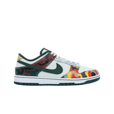 NIKE DUNK LOW SE SAIL MULTI CAMO DH0957-100 Sneakers Shoes Mens | eBay