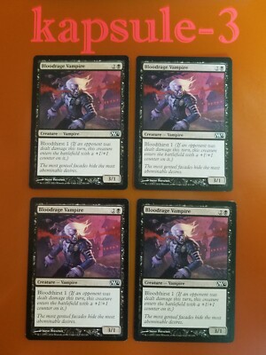 4x Bloodrage Vampire | M12 Magic 2012 | MTG Magic Cards