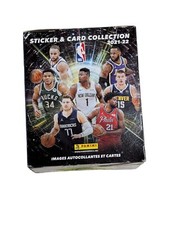 2021-22 Panini NBA Sticker & Card Collection Box Of 50 Packets New Sealed 