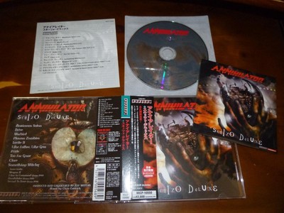 Annihilator / Schizo Deluxe JAPAN+4 w/Sticker D1