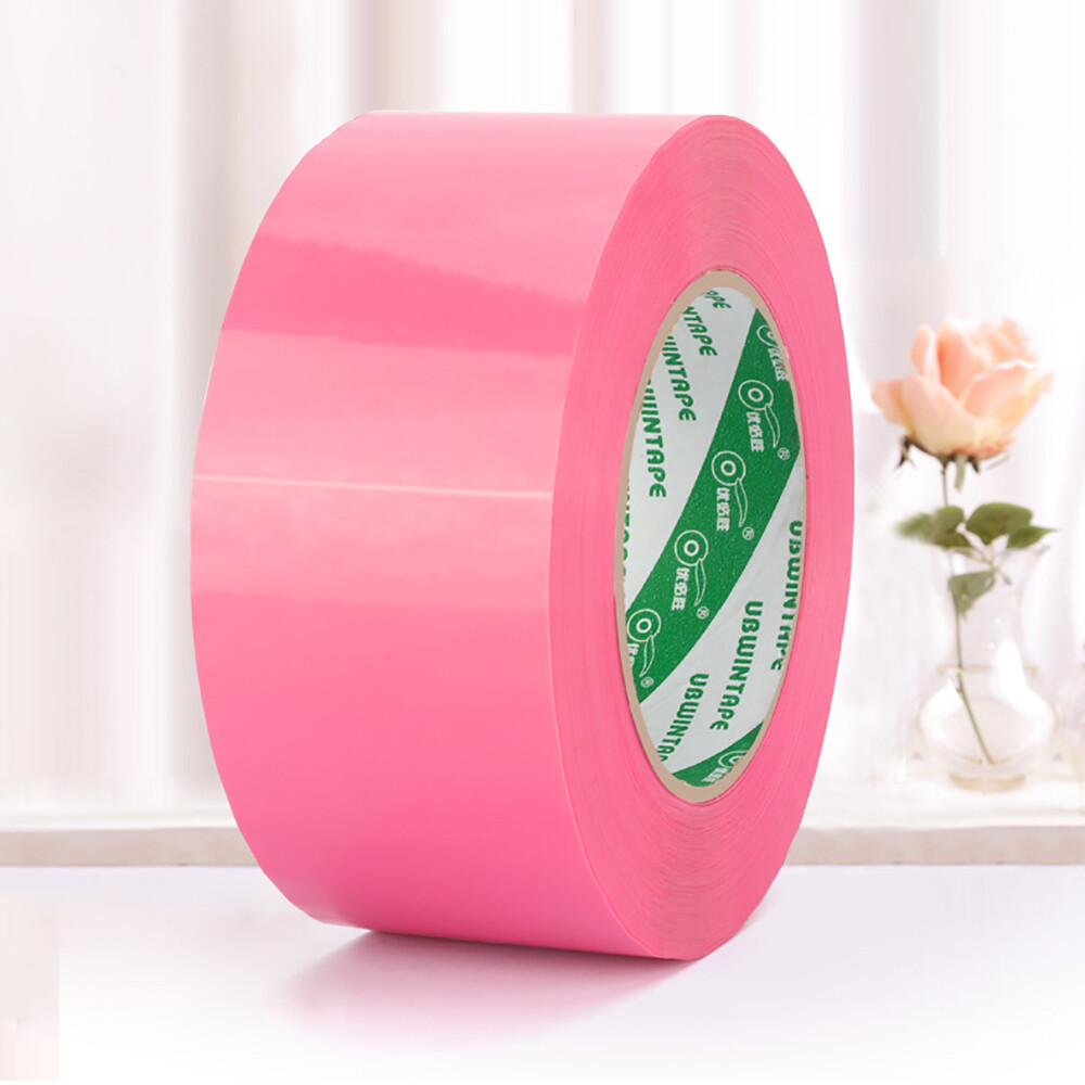 Cinta de embalaje Pink Express Logistics Adhesive Strong Single Sided Sealing Tape