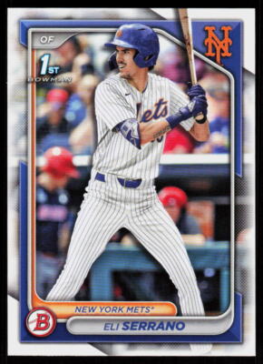 2024 Bowman Draft Eli Serrano #BD-163 BASEBALL New York Mets 1ST