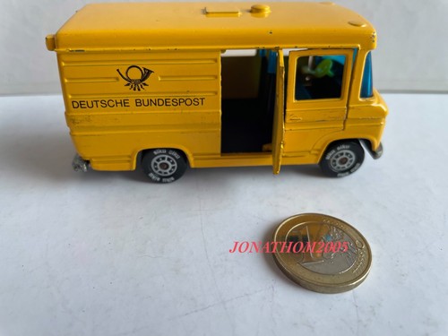 OCCASION SIKU 1911 - MERCEDES BENZ L 406 D DEUTSCHE BUNDESPOST au 1/55° - Imagen 6 de 10