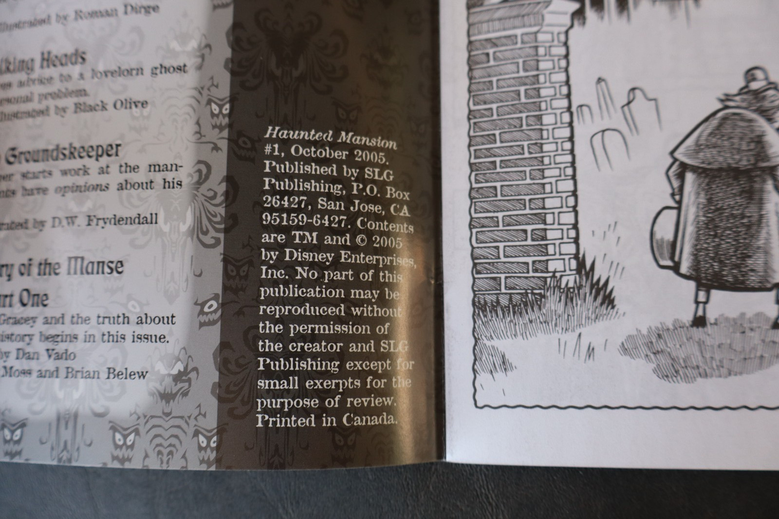 Haunted Mansion 1 2 4 5 6 • 2005-2007 SLG Amaze Ink • Disney Comics Lot Set