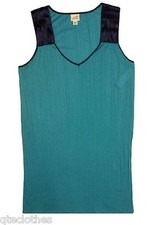 JACLYN SMITH NEW Blue Satin Knit Sleepshirt NightGown Pajama Plus 3X 24W-26W QCO