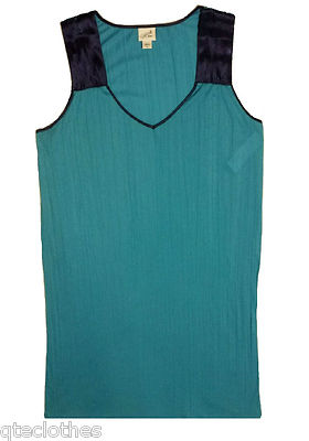 Chemise De Nuit Satin Bleu Jaclyn Smith Taille 3X Plus - Neuve Avec étiquettes