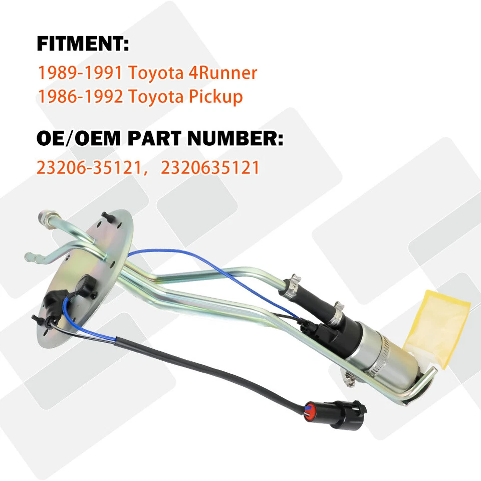 Fuel Pump Hanger Tube Assembly For 1986-1992 Toyota Pickup 2.4L 23206-35121 NEW - Изображение 3 из 4