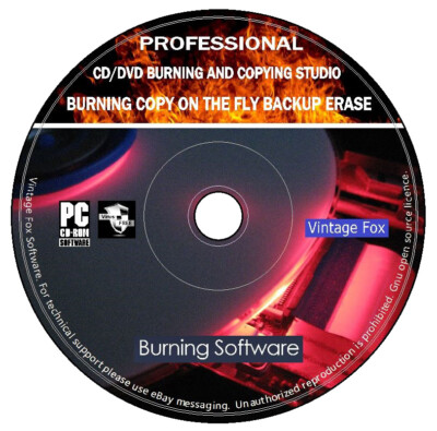 Professionelle CD DVD Brenner Backup Löschen Daten Disc Brennen Bearbeiten Studio Software
