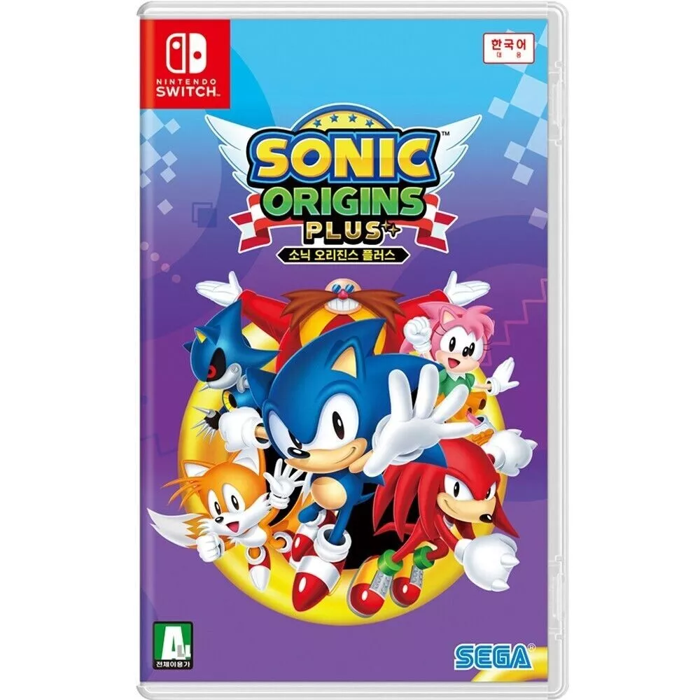 Switch Sonic Origins Plus & Artbook & Coaster [Korean English