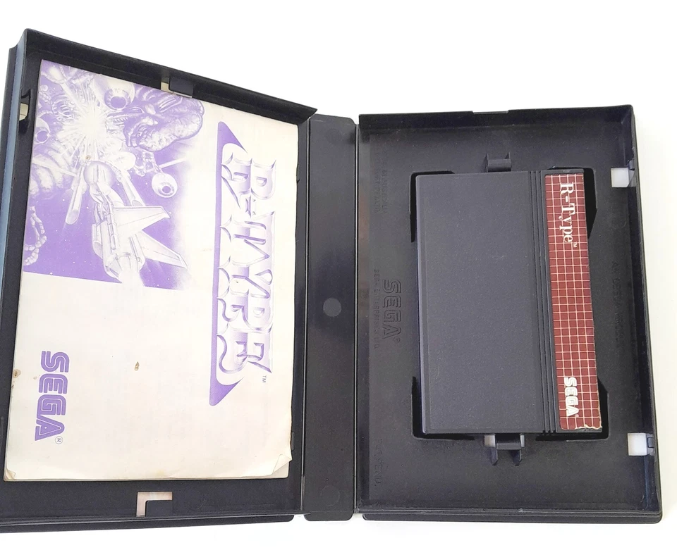 R-Type - Sega Master System Game  - Complete With Manual - Sega Promo - Tested - Image 4 of 4