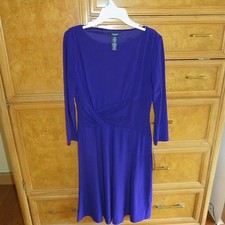 Women's Chaps by Ralph Lauren purple dress size small S brand new NWT $90