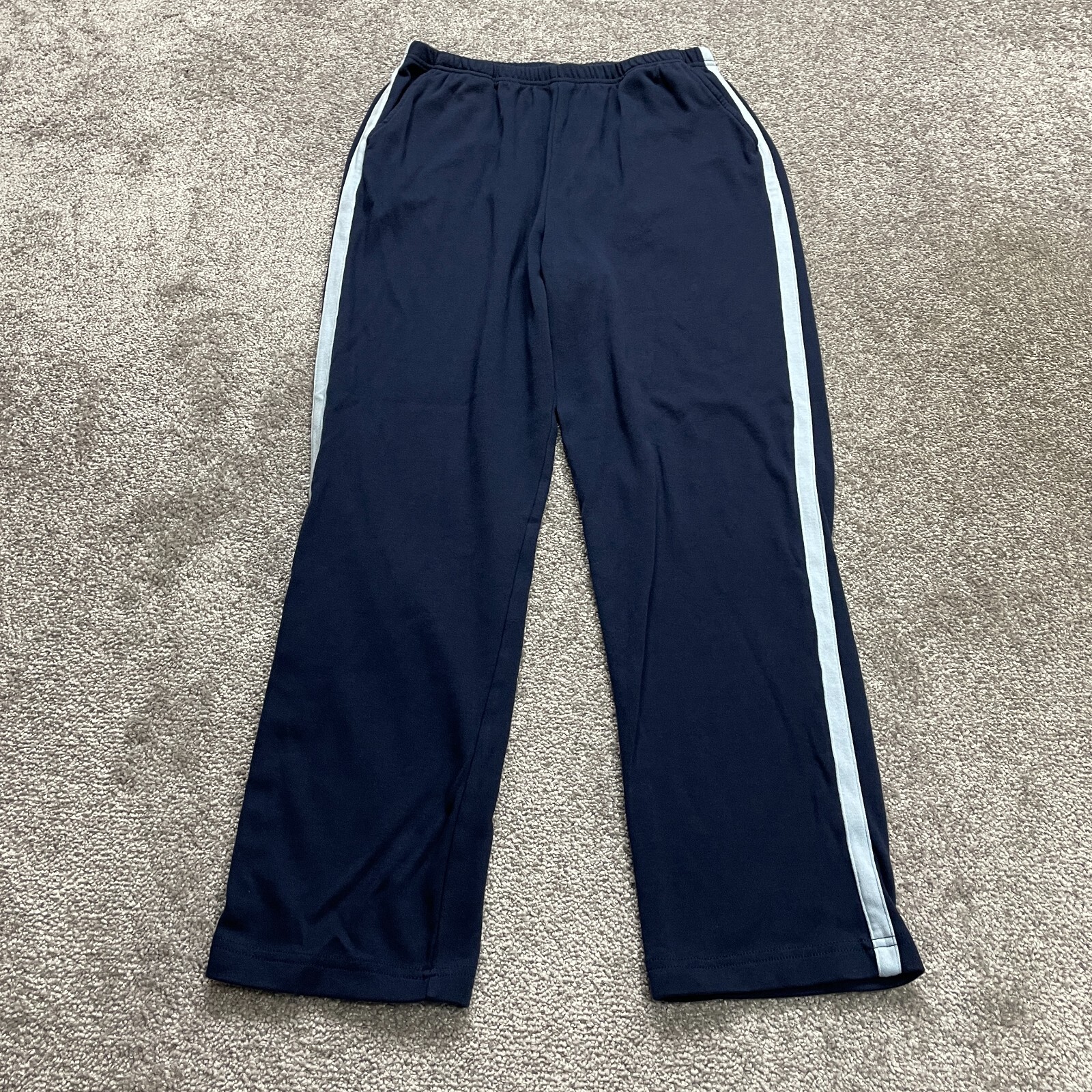 Blair Sweatpants Womens Medium blue 28x28 Straight Leg Soft Elastic Waist Ladies-image