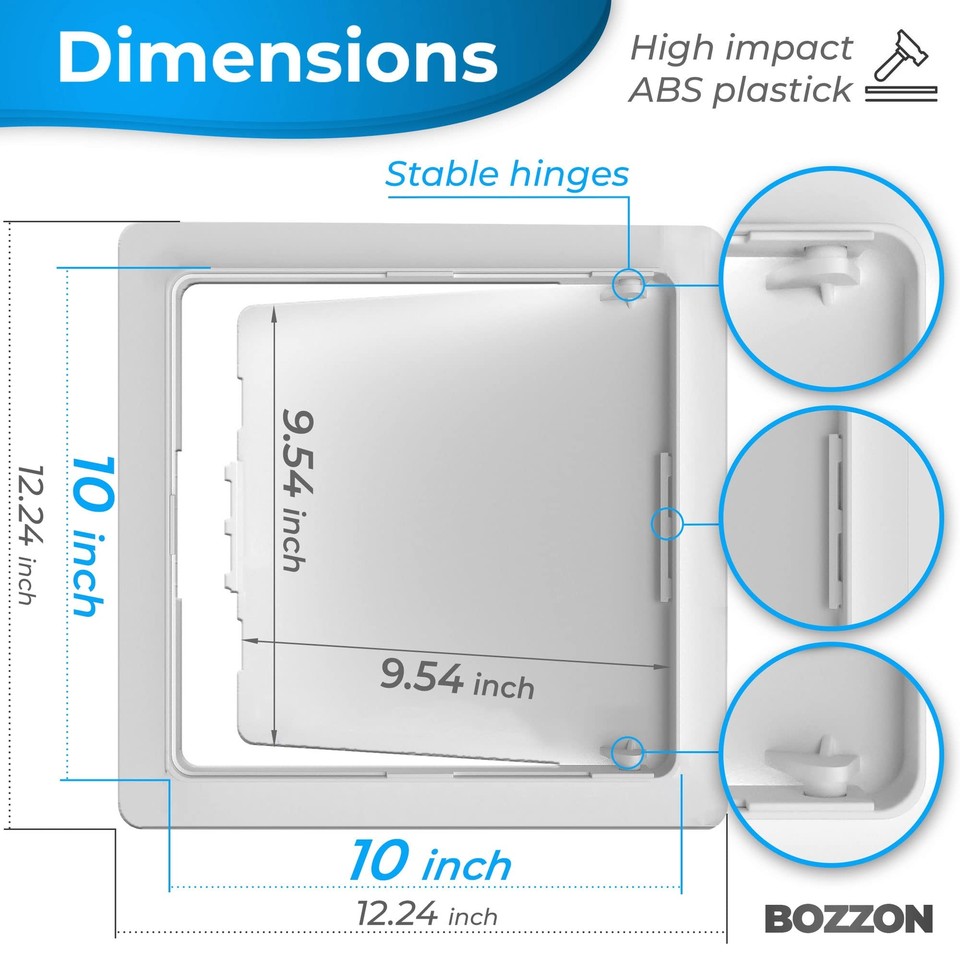 Access Panel for Drywall 10x10 inch Wall Hole Cover Access Door