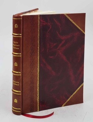 Sepher Maphteah Shelomo = Book Of The Key Of Solomon 1914 [Leather Bound]