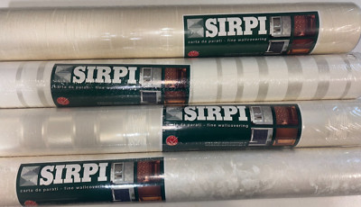 Tapete Sirpi glänzend grau / Streifen / floral beige mehrere Varianten * WP27
