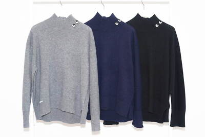 UNIQLO x ANYA HINDMARCH Cashmere High Neck Long-Sleeve Sweater 