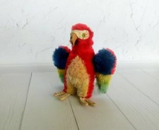 Parrot Steiff Mohair Lora the Parrot 1312/08 Vintage 1960's