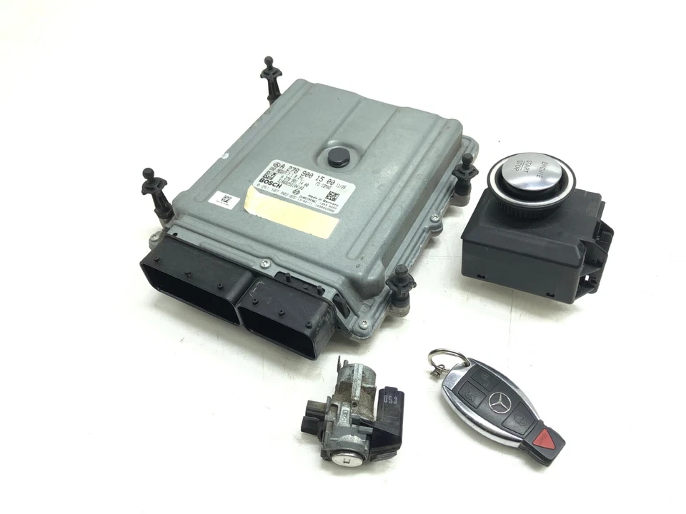 2012-2014 MERCEDES-BENZ CLS550 4.6L ENGINE ECU SMART KEY IGNITION MODULE OEM. - Image 2 of 4
