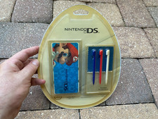 Nintendo DS Screen Protectors (3) Stylus System Wrap & Cleaning Cloth BRAND NEW!