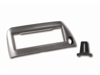 Radioblende Ford KA Silber Ab 1997 | Blende Rahmen Autoradio 1-DIN Radio Adapter