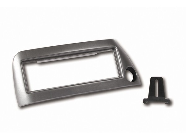 Radioblende Ford KA Silber Ab 1997 | Blende Rahmen Autoradio 1-DIN Radio Adapter-image