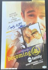 Carly & Ben Lehwald "Becoming Us" AUTOGRAPH Signed 11x17 Poster Photo ACOA