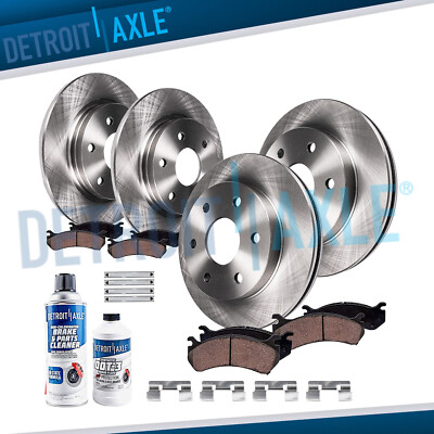 10pc Front Rear Disc Rotors Brake Pads Kit for Nissan Armada Titan Infiniti QX56